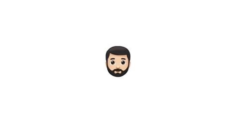 Bearded Man Complete List Of All 190 New Apple Emoji Ios 111 Fall
