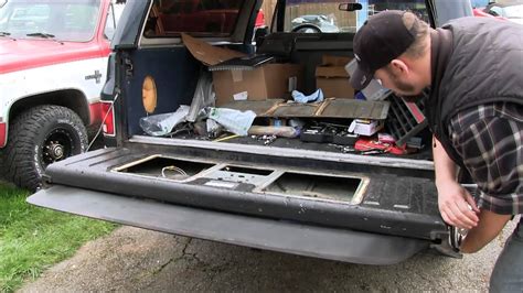 Tailgate Trim Replacement On The Blazer Youtube