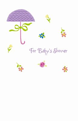 Let your baby shower guests write the new baby some wishes for the future. A Special Gift for Baby Greeting Card - Baby Shower ...