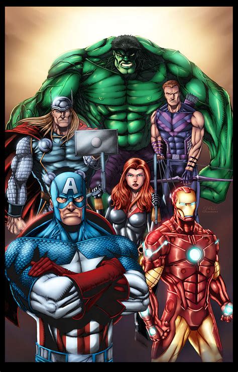 Avengers Assemble By Chrissummersarts On Deviantart