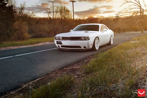 White On White Custom Dodge Challenger — Gallery