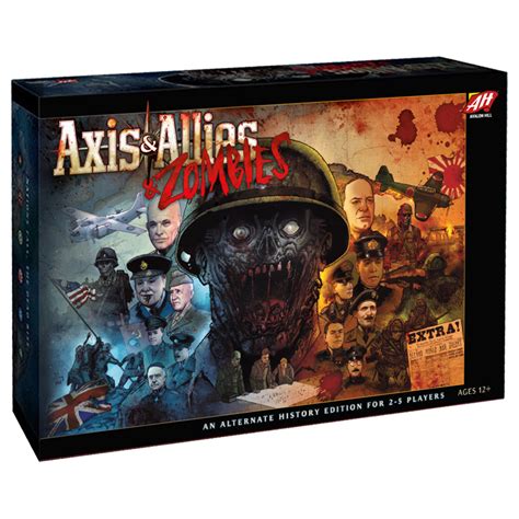 Axis And Allies And Zombies Board Game Board Game Bandit Canada