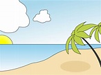 Beach Drawing at GetDrawings | Free download