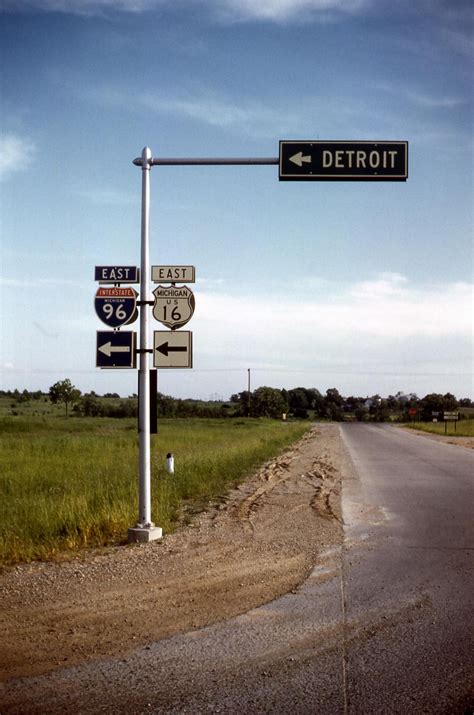 Michigan U S Highway 16 And Interstate 96 Aaroads Shield Gallery