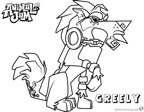 Free 20 animal jam printable coloring pages download. Animal Jam Coloring Pages Greely - Free Printable Coloring ...