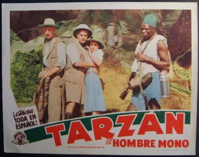Tarzan The Ape Man Spanish Language Lobby Card S Johnny