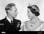 El rey Jorge VI y la reina Isabel conmemoran su vigésimo quinta boda ...