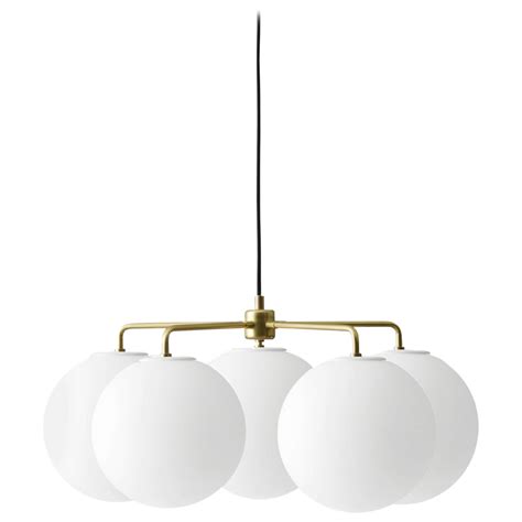 Chambers Chandelier Brass ‘large With Shiny Tr Bulbs By Søren Rose