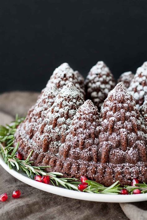 This is a delicious and intensely chocolate. Easy Christmas Bundt Cake Recipes / Peppermint Hot Cocoa ...