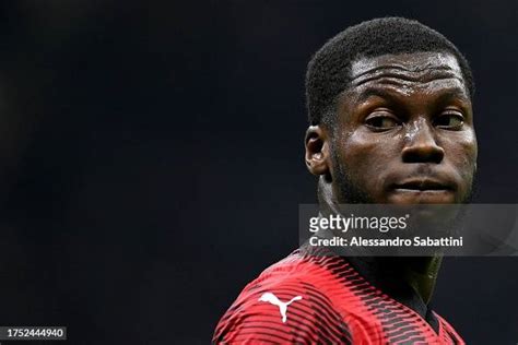 Yunus Musah Of Ac Milan Looks On During The Serie A Tim Match Between