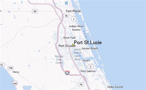 35 Map Of Port St Lucie Florida Maps Database Source