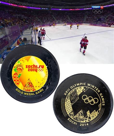 Lot Detail Canada Vs Sweden 2014 Sochi Winter Olympics Game Used Gold