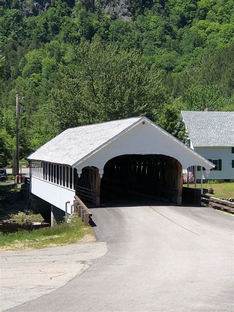 Stark Covered Bridge In Stark New Hampshire Spanning Upper Ammonoosuc