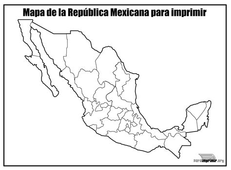 Mapa De Mexico Sin Nombres Travel Report