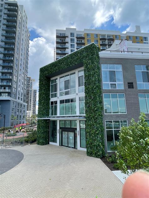 Stamford, CT - Multifamily Artificial Greenery Entrance