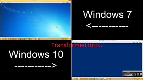 Windows 10 Rtm Transformed Into Windows 7 Youtube