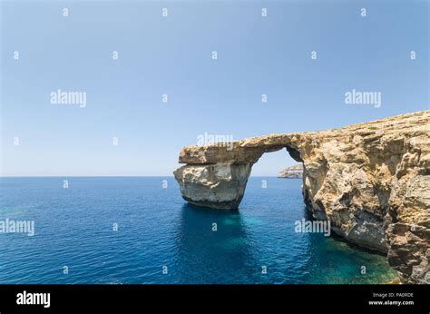 Azure Window On Gozo Island Malta Stock Photo Alamy