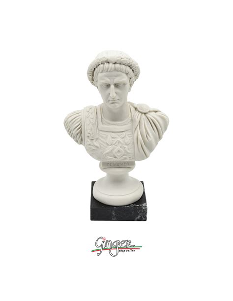 Roman Emperor Tiberius Bust 16 Cm
