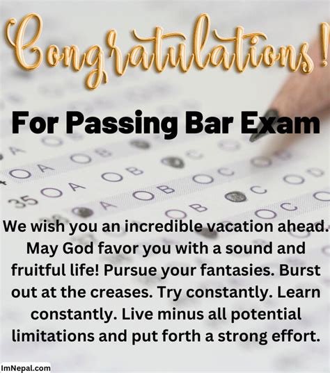 Congratulations Message For Passing Bar Exam With 50 Images
