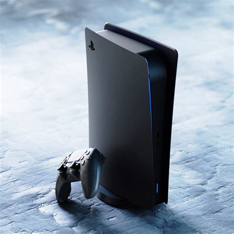 A Video Game Console Sitting On Top Of Ice