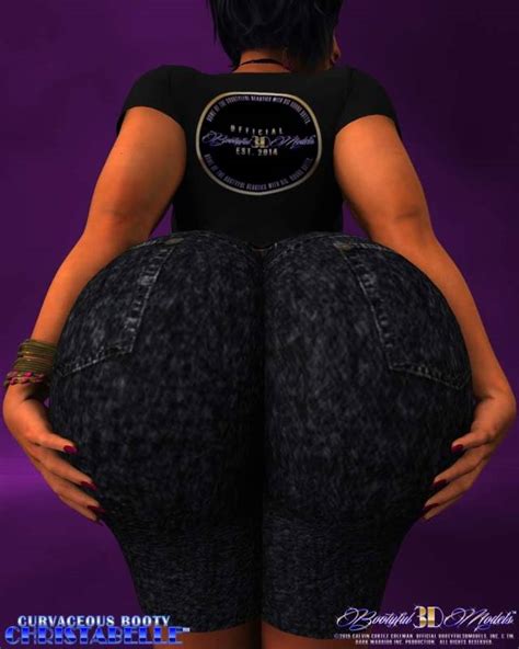 Official Bootyful3dmodels™ — New Update Alert Curvaceous Booty