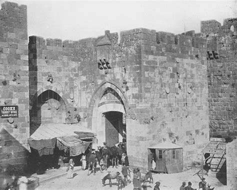 Jaffa Gate At Jerusalem Stock Image Look And Learn