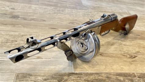 Gunspot Guns For Sale Gun Auction Rare Original Russian Chromed Ppsh