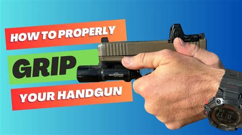 How The Pro S Grip Their Handgun Youtube