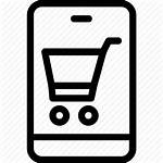 Mobile Icon Ecommerce App Shopping Smartphone Icons