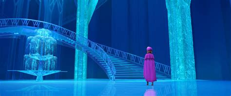 Anna In Elsas Ice Castle Frozen Images Disney Wedding Venue