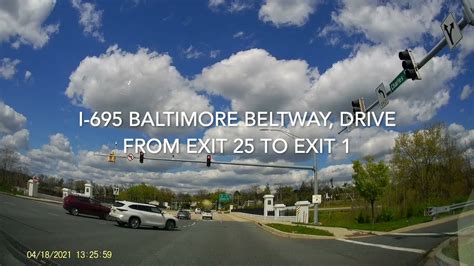 I Baltimore Beltway Drive From Exit To Exit Exit Driving Baltimore