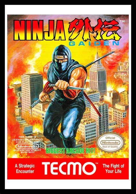 Nes Ninja Gaiden Retro Game Cases