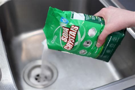 How To Clean Your Sink Drains And Plugholes Using Soda Crystals The