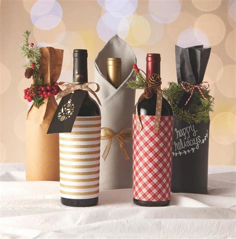 Christmas Wine Bottle Decorating Ideas Beautiful Accent On The Table