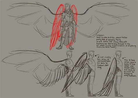 •angel Wings Крылья ангела • Drawing рисовать Drawing Reference