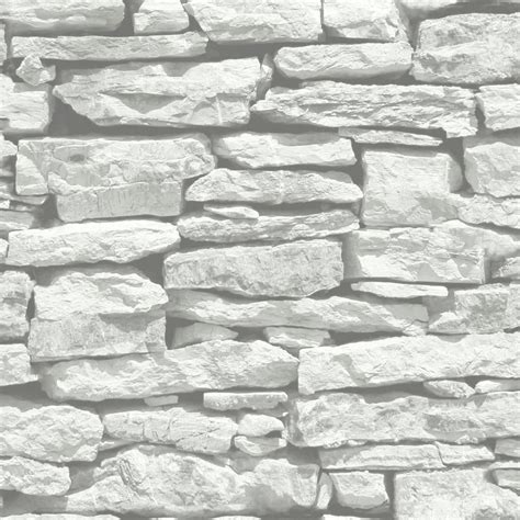 Slate Stone Wall Effect Wallpapers Modern Feature Wall
