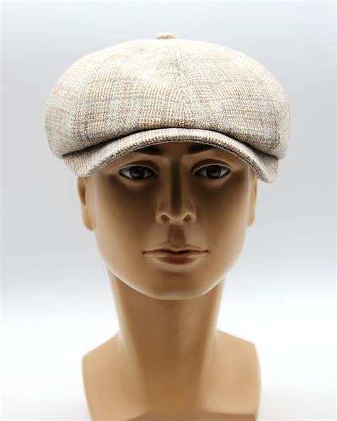 Baker Boy Hat Newsboy Cap Mens Slouchy 8 Panel Etsy