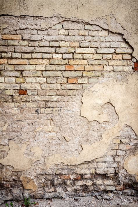 Custom Vinyl Cloth Grunge Broken Brick Wall Photography