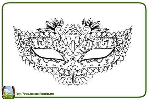 Brumoso Clancy Palma Mascaras De Carnaval Para Colorear Y Recortar