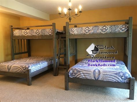 Perpendicular Bunk Bed Custom Bunk Beds Texas Bunk Bed Twin Over