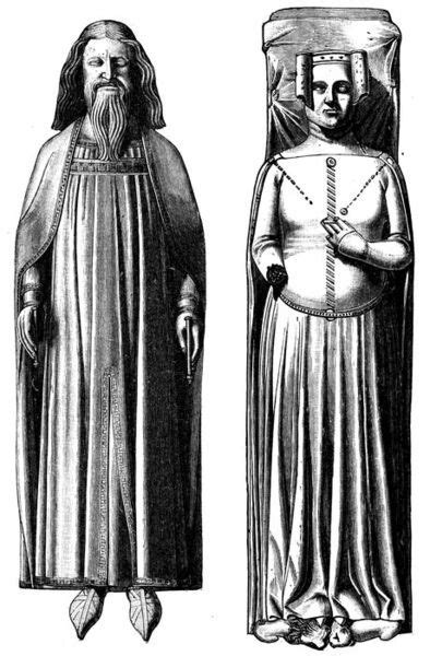 Effigies Of Edward Iii And Queen Philippa From Their Tombs In