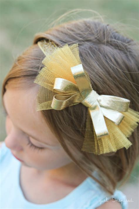 Glitter Bow Headbands Diy Girl Inspired