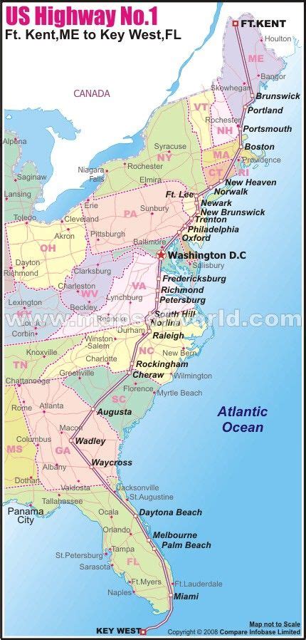 Pagetitle East Coast Road Trip Road Trip Map Rv Road Trip