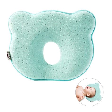 Buy Baby Pillow Soft Infant Head Orthopedic Shaping Pillow Memory Foam