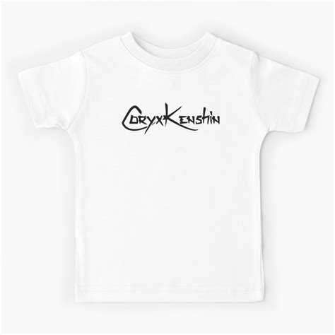 Coryxkenshin Merch Cory Kenshin Logo Kids T Shirt By Rainko Redbubble