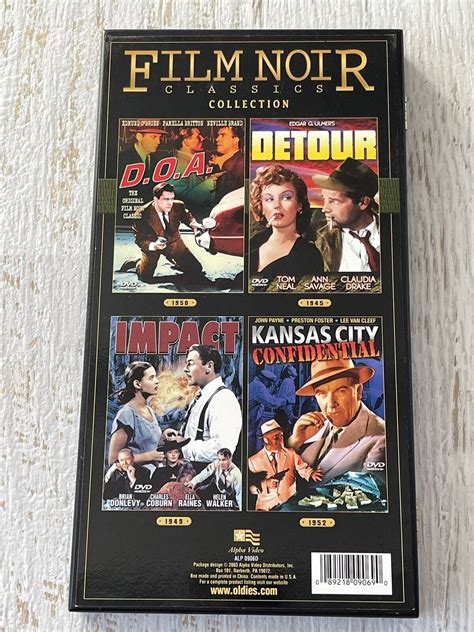 Dvd Film Noir Classics Collection Wooden Box 2003 Sealed Region 1 Ebay