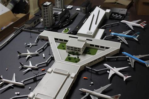 This Is An Architectural Model Of An Airport I Built Hope You Enjoy