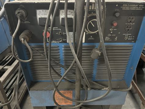 Miller Deltaweld 450 Constant Potential Dc Arc Welder With Miller Wire Feed