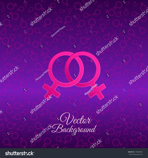 Sex Symbol Female Gender Symbols On Stock Vector Royalty Free