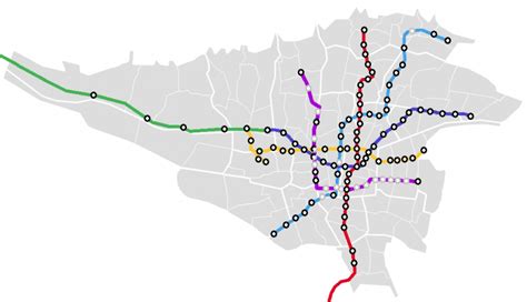 Tehran Metro Subway Maps Worldwide Lines Route Schedules